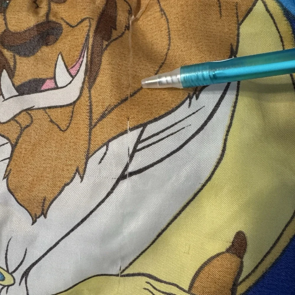 Vintage Beauty & The Beast Sleeping Bag Belle 1990s Disney 27x55